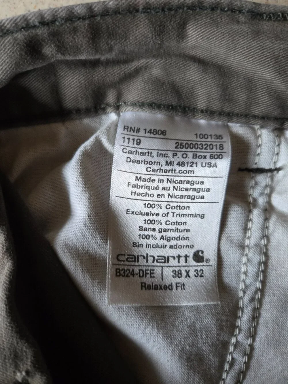 Carhartt slightly used